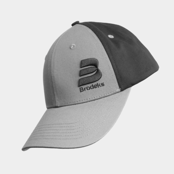 Бейсболка Brodeks KM130, серый